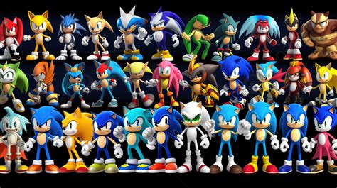 todos os personagens do sonic|Guia completo com os personagens de Sonic